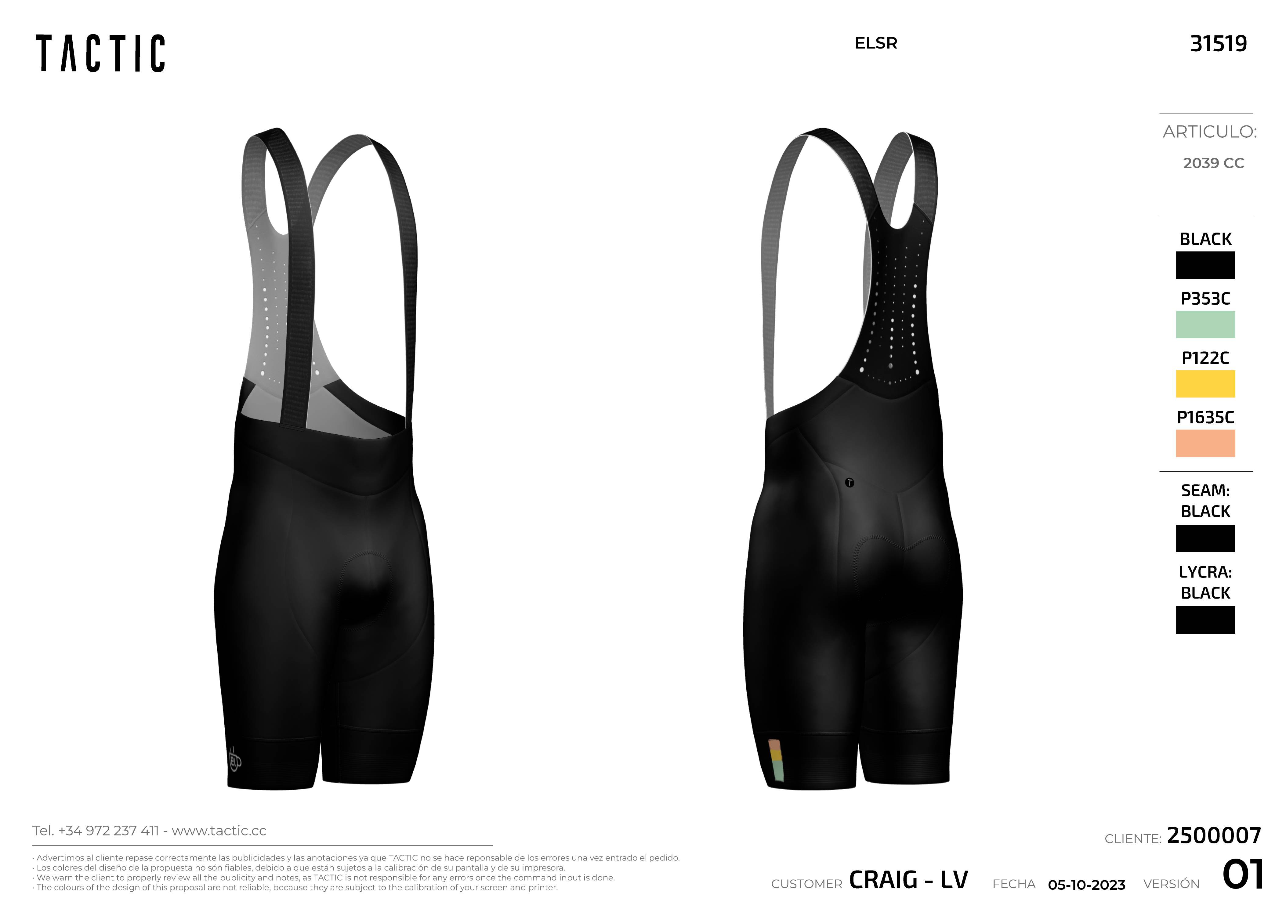 ELSR Bib Shorts